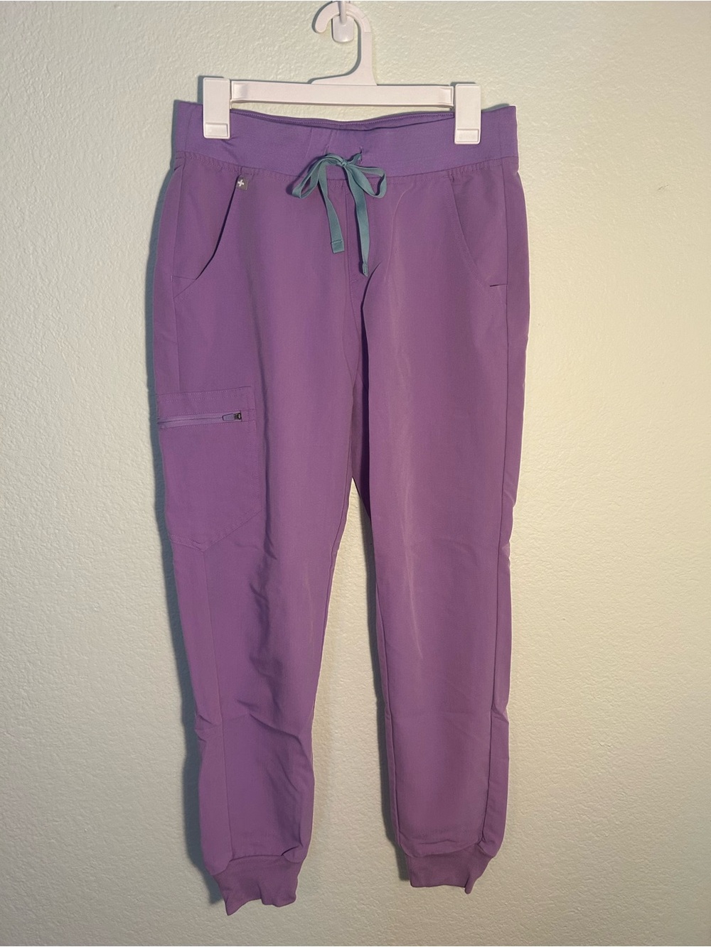 Figs Lavendar Dew Zamora Jogger Scrub Pants Size Small